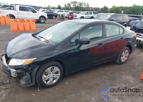 2014 Honda Civic Lx from USA, damaged, VIN 19XFB2F50EE001618